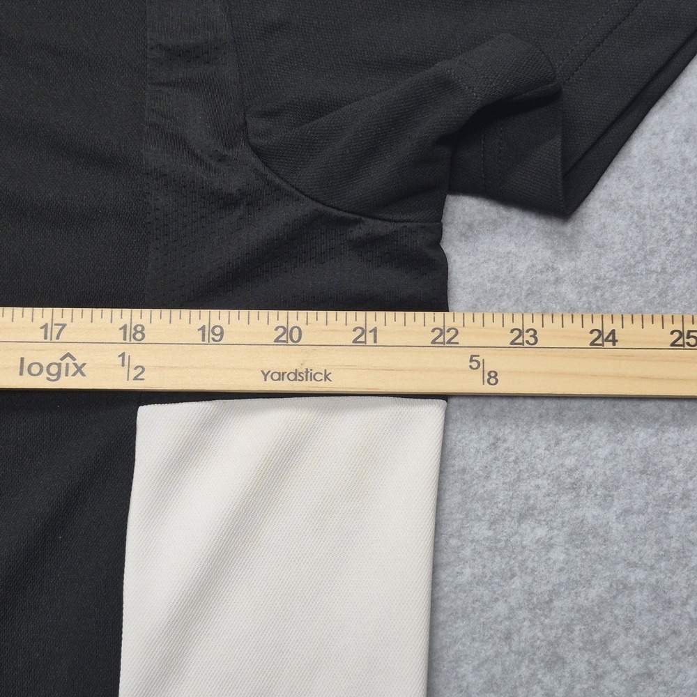 Lacoste Sport Polo Shirt Mens XL Black Blue White Colorblock Performance - Picture 6 of 16